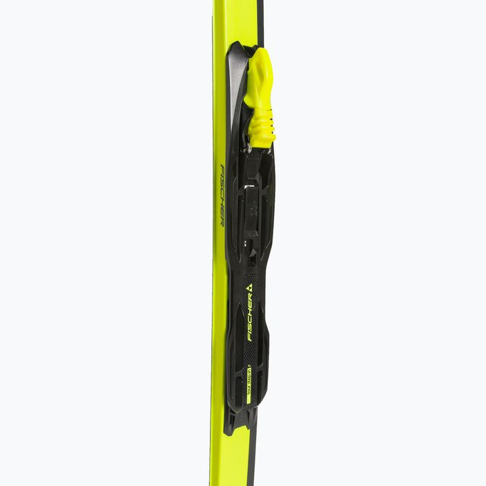 Narty biegowe dziecięce Fischer Sprint Crown + wiązania Tour Step-In Jr yellow/black 4