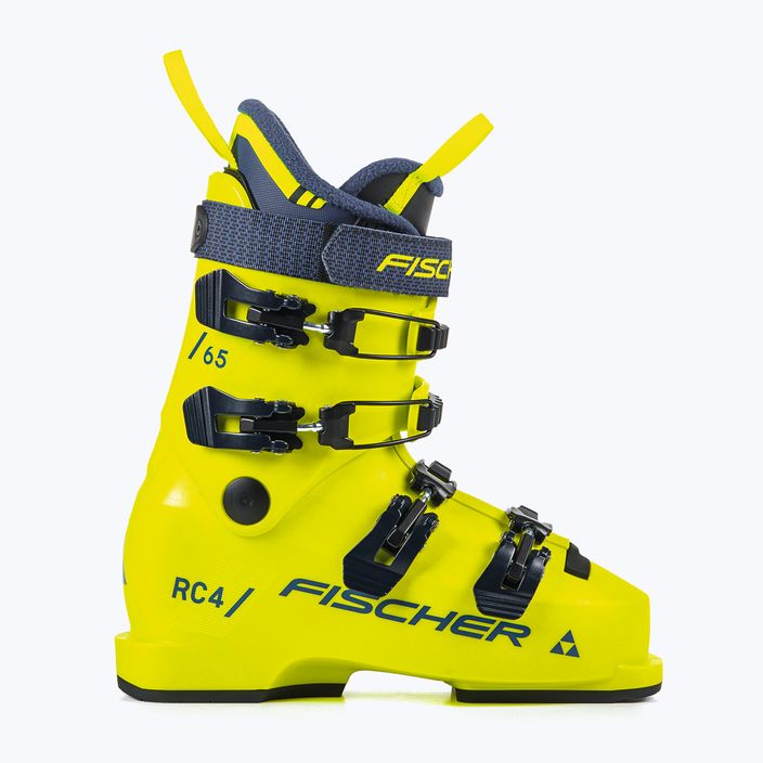 Buty narciarskie dziecięce Fischer RC4 65 JR yellow/yellow 6