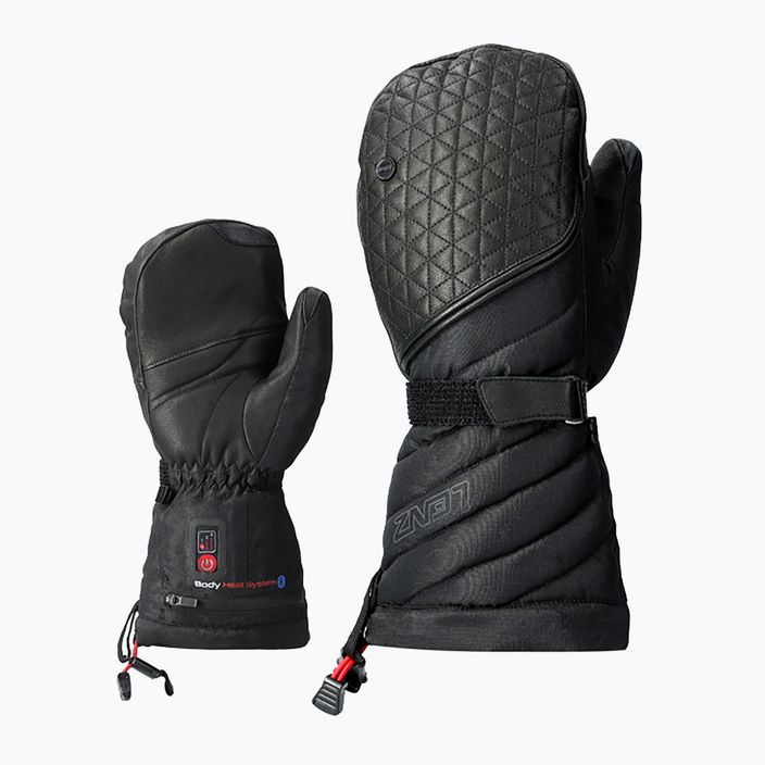 Rękawice narciarskie podgrzewane damskie Lenz Heat Glove 6.0 Finger Cap Mittens black 7