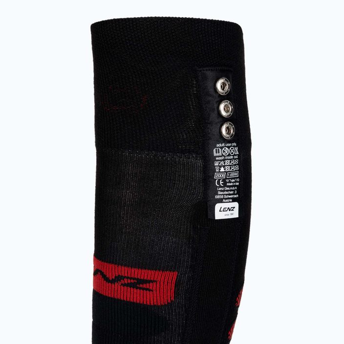 Skarpety narciarskie podgrzewane Lenz Set Of Heat Sock 5.0 Toe Cap + Lithium Pack RCB 1200 6