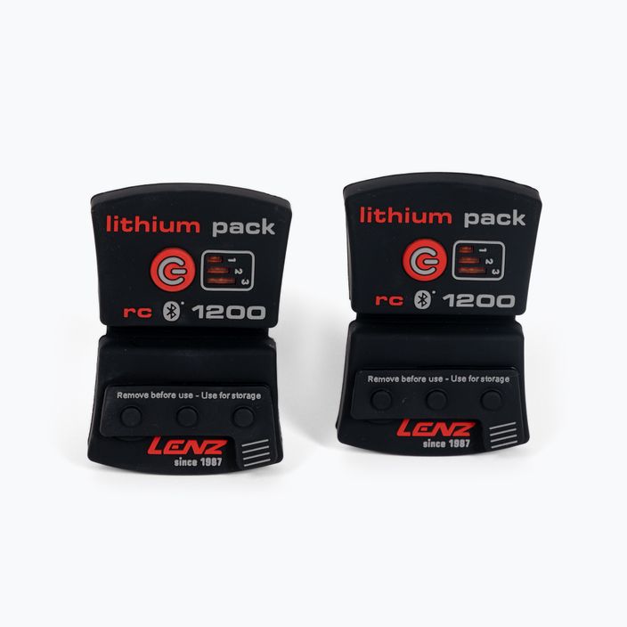 Skarpety narciarskie podgrzewane Lenz Set Of Heat Sock 5.0 Toe Cap + Lithium Pack RCB 1200 9