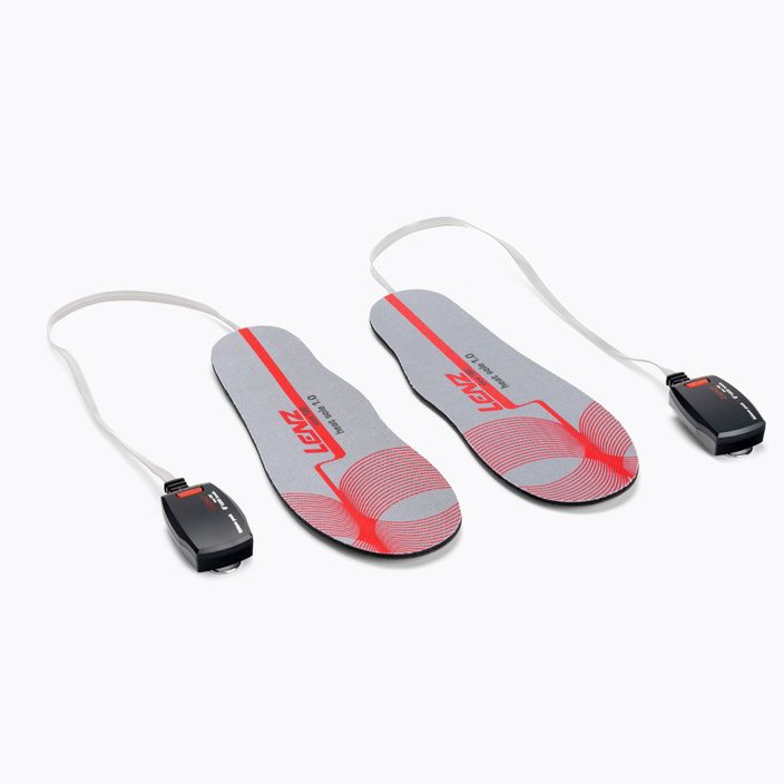 Podgrzewane wkładki do butów Lenz Set Of Heat Sole 1.0 + Lithium Pack Insole RCB 1200 grey/red