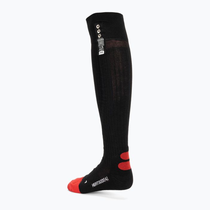Skarpety narciarskie podgrzewane Lenz Heat Sock 4.1 Toe Cap black 2