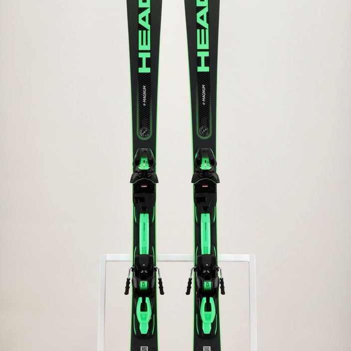 Narty zjazdowe HEAD Supershape e-Magnum SW SF-PR + wiązania PRD 12 black/neon green 7