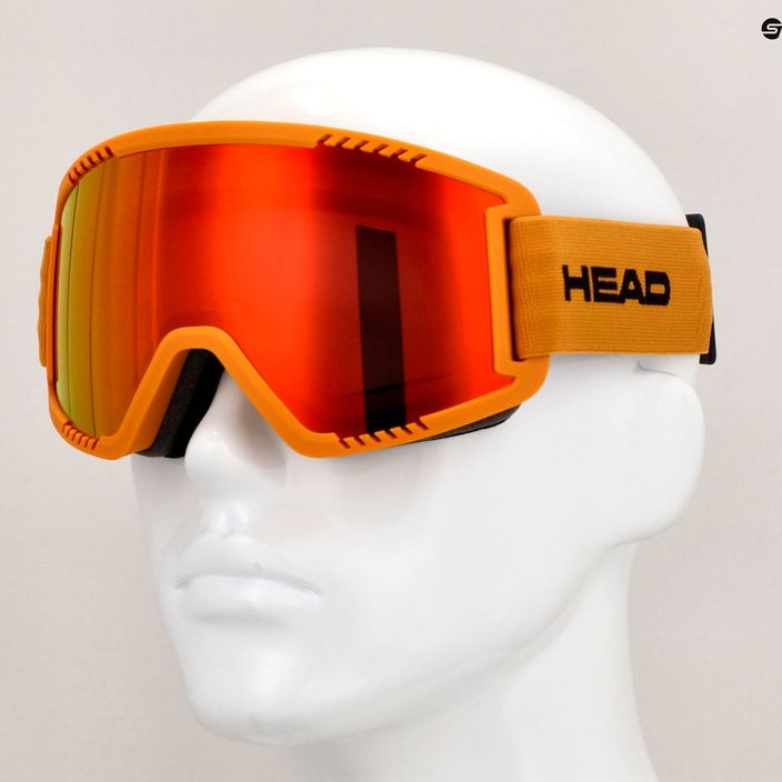 Gogle narciarskie HEAD Contex red/sun 6