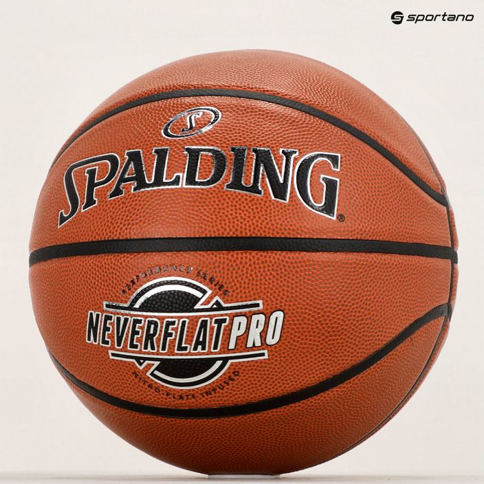 Piłka do koszykówki Spalding NeverFlat Pro pomarańczowa rozmiar 7 5