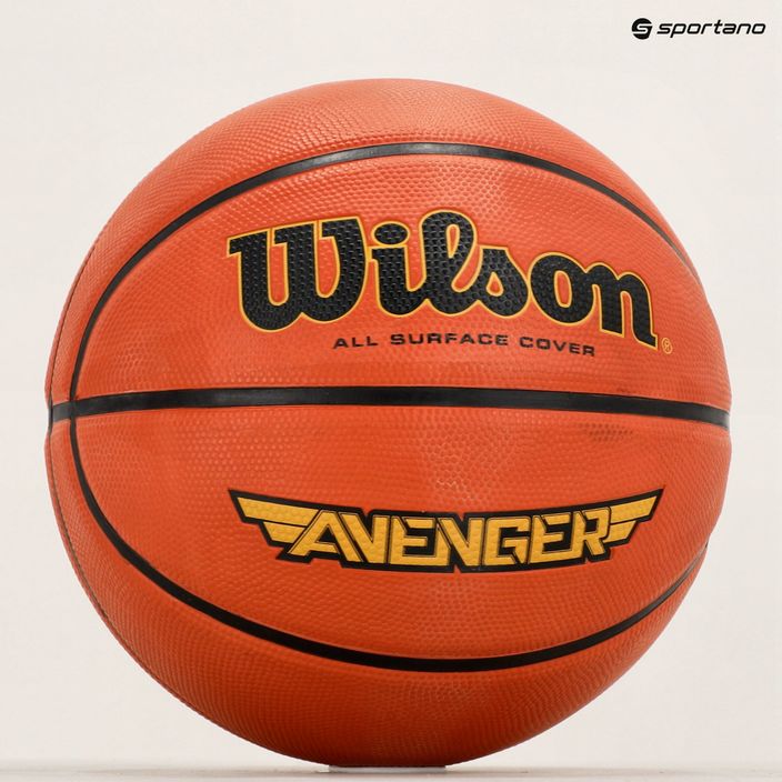 Piłka do koszykówki Wilson Avenger 295 orange rozmiar 7 7