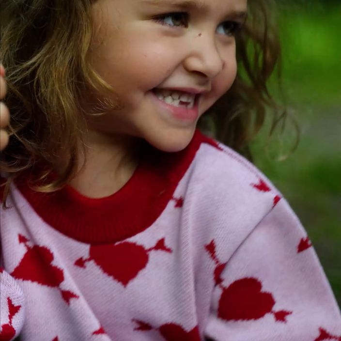 Sweter dziecięcy KID STORY Merino sweet heart 9