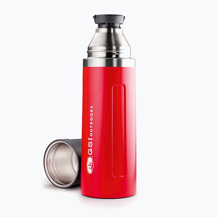 Termos GSI Outdoors Glacier Stainless Vacuum Bottle 1000 ml red 2