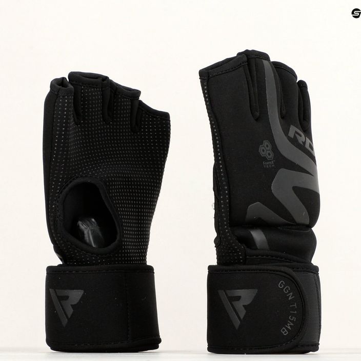 Rękawice grapplingowe RDX Grappling Glove Neoprene T15 matte black 6