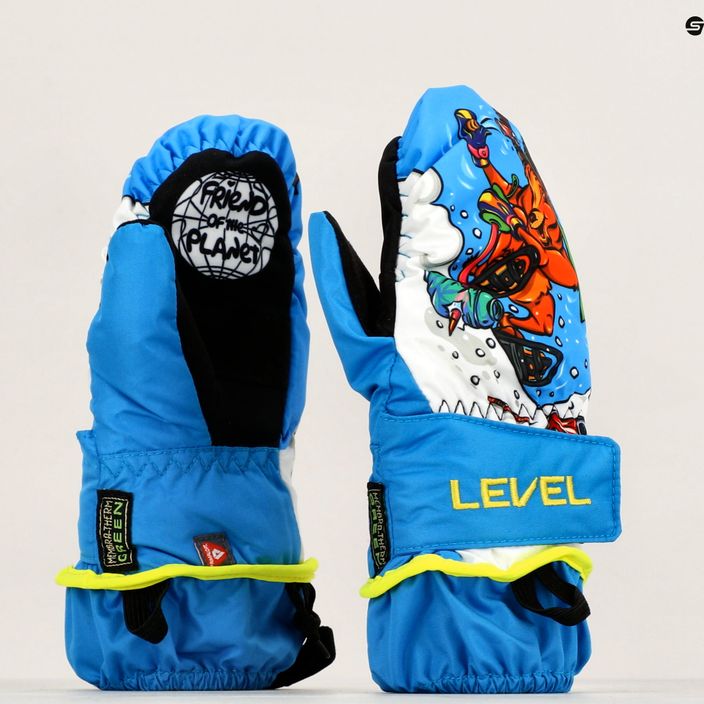 Rękawice narciarskie dziecięce Level Animal light blue 9