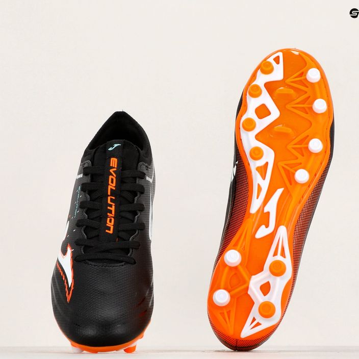 Buty piłkarskie męskie Joma Evolution FG black/orange 10