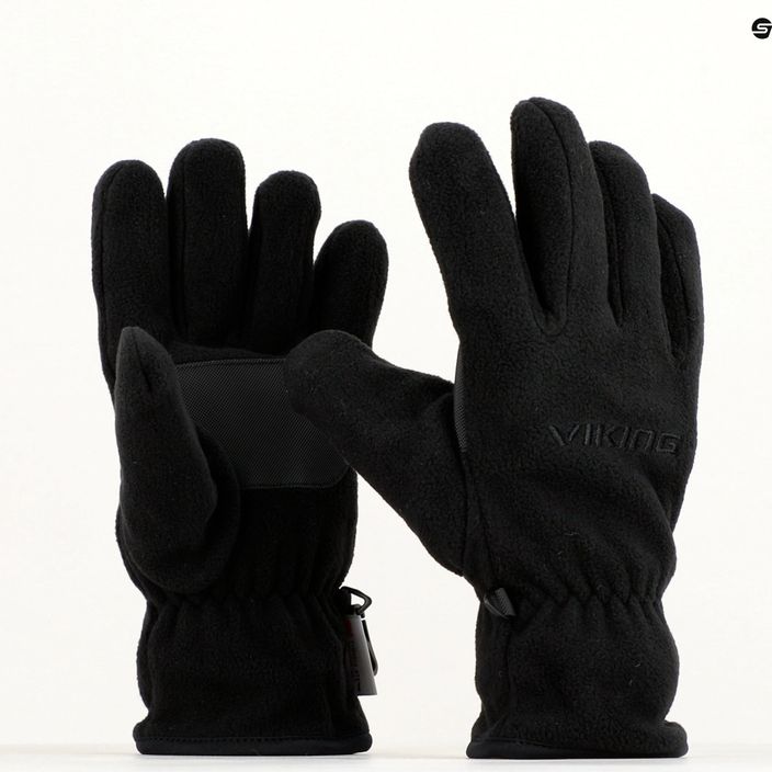 Rękawiczki trekkingowe Viking Comfort black 8