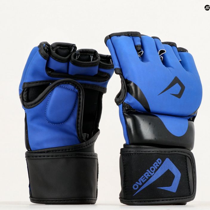 Rękawice grapplingowe Overlord X-MMA niebieskie 12