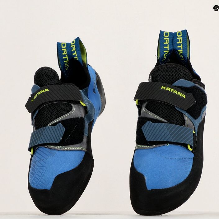 Buty wspinaczkowe męskie La Sportiva Katana electric blue/lime punch 10