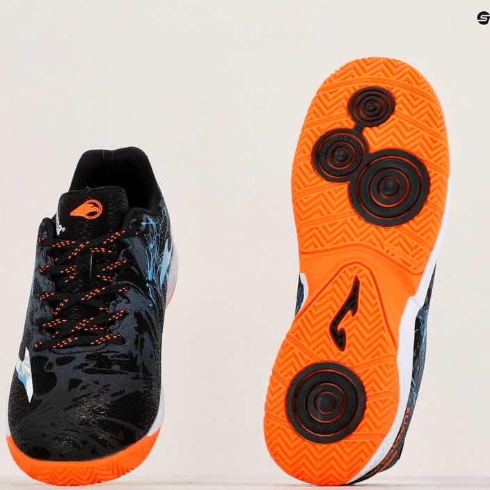 Buty piłkarskie dziecięce Joma Super Copa Jr IN black/turquoise 10