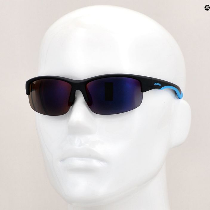 Okulary przeciwsłoneczne dziecięce Alpina Junior Flexxy Youth HR black blue matt/blue mirror 7