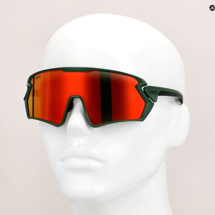 Okulary przeciwsłoneczne UVEX Sportstyle 231 forest mat/mirror red 6