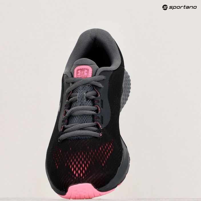 Buty do biegania damskie Under Armour Charged Rogue 4 anthracite/fluo pink/castlerock 15
