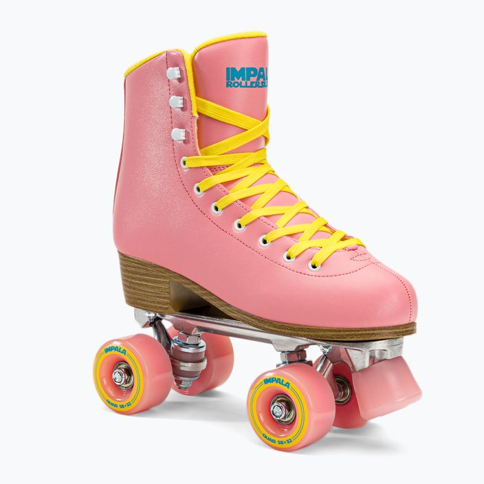Wrotki damskie IMPALA Quad Skate pink/yellow