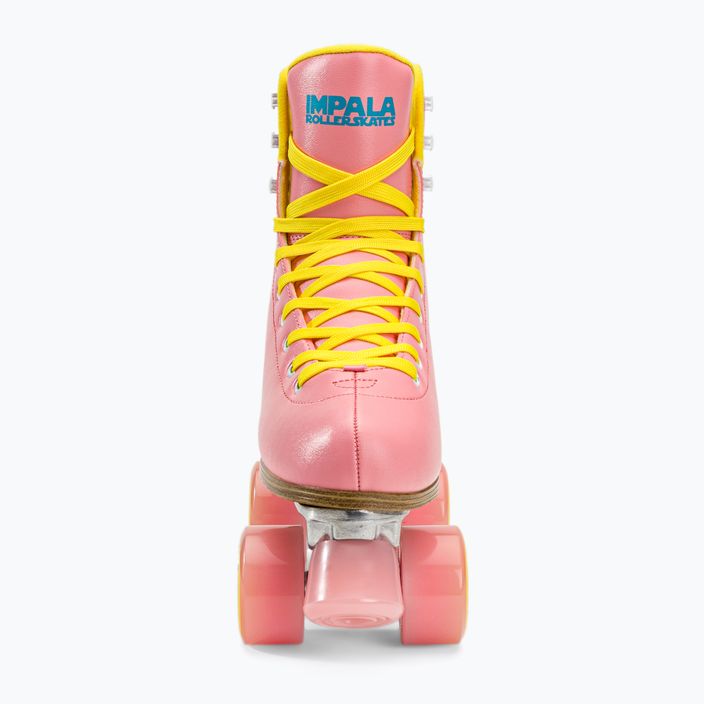 Wrotki damskie IMPALA Quad Skate pink/yellow 4
