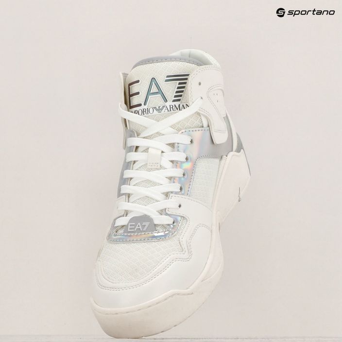 Buty EA7 Emporio Armani Basket Mid white/iridescent 9