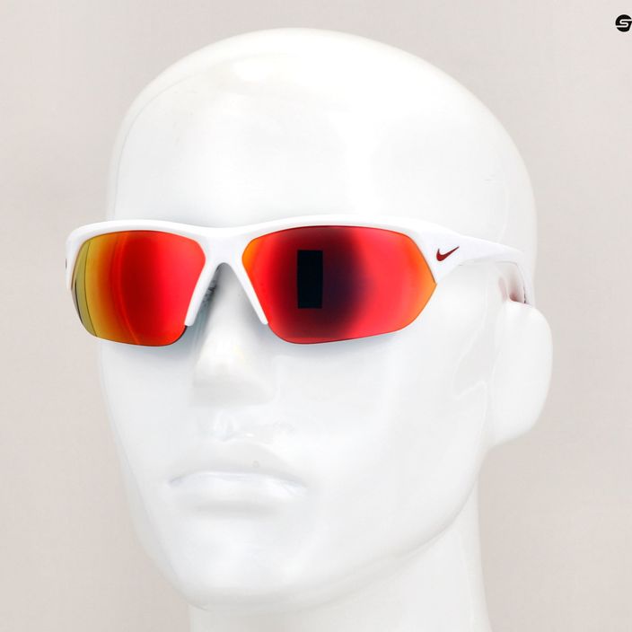 Okulary przeciwsłoneczne męskie Nike Skylon Ace white/grey w/red mirror 6