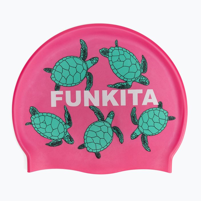 Czepek pływacki Funkita Silicone Swimming Cap paddling pink