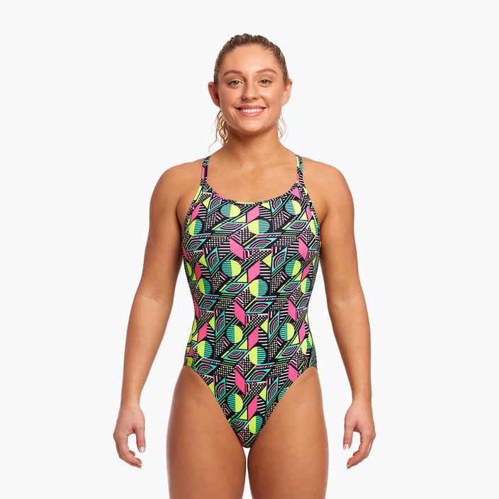 Strój pływacki jednoczęściowy damski Funkita Diamond Back One Piece dot matrix 5