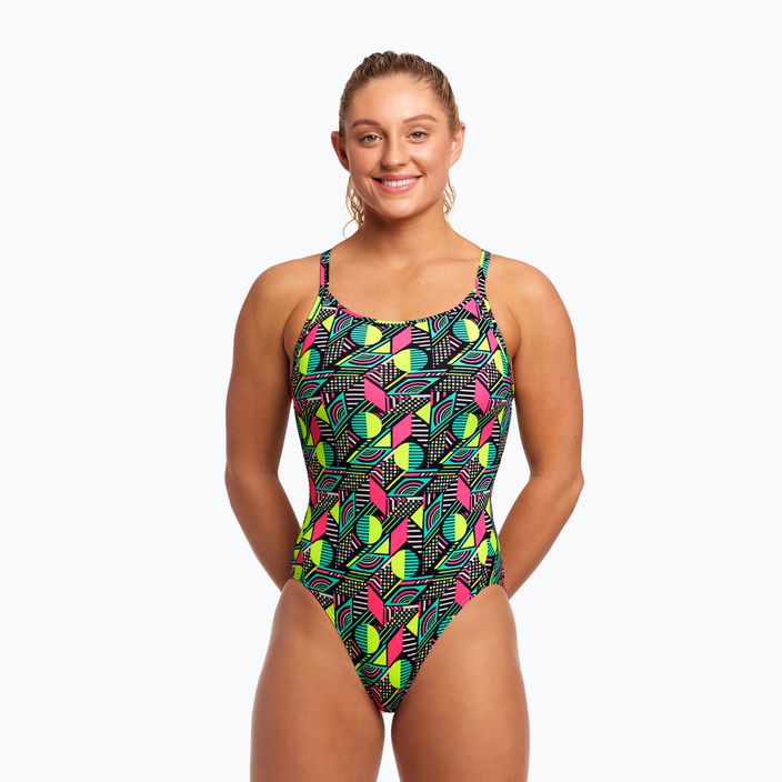 Strój pływacki jednoczęściowy damski Funkita Diamond Back One Piece dot matrix 6