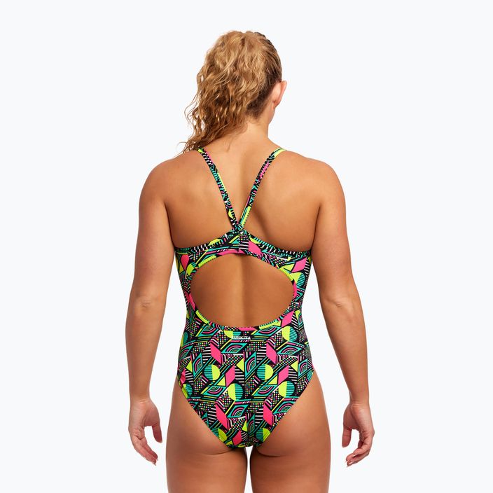 Strój pływacki jednoczęściowy damski Funkita Diamond Back One Piece dot matrix 8