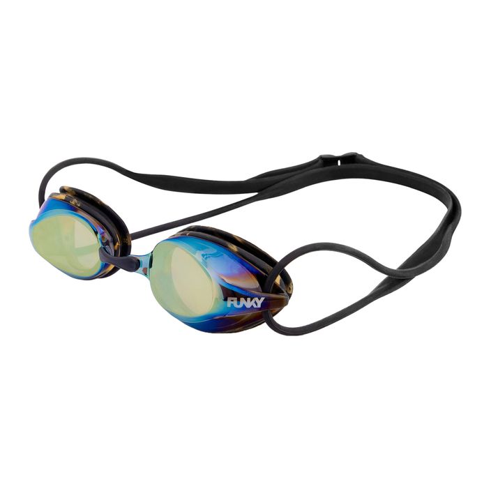 Okulary do pływania Funky Training Machine Goggles cracked gold 2