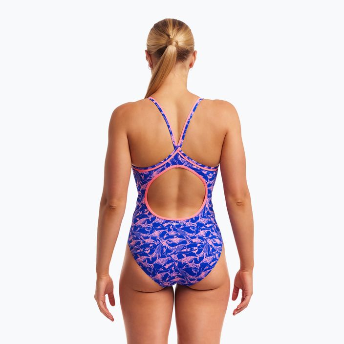 Strój pływacki jednoczęściowy damski Funkita Diamond Back One Piece minky pinky 4