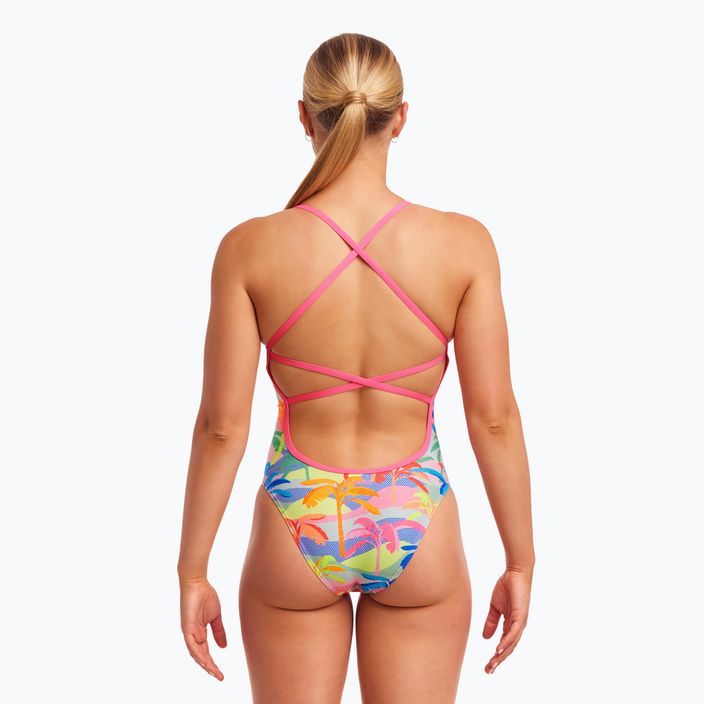 Strój pływacki jednoczęściowy damski Funkita Strapped In One Piece poka palm 4