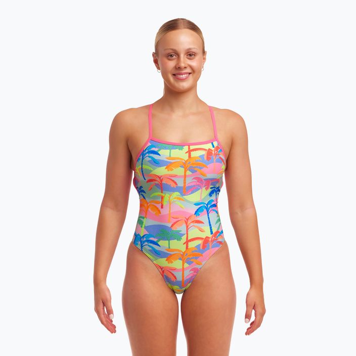 Strój pływacki jednoczęściowy damski Funkita Strapped In One Piece poka palm 5