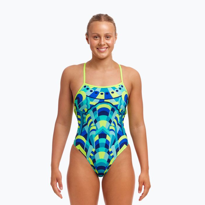 Strój pływacki jednoczęściowy damski Funkita Strapped In One Piece cirque du swim 2