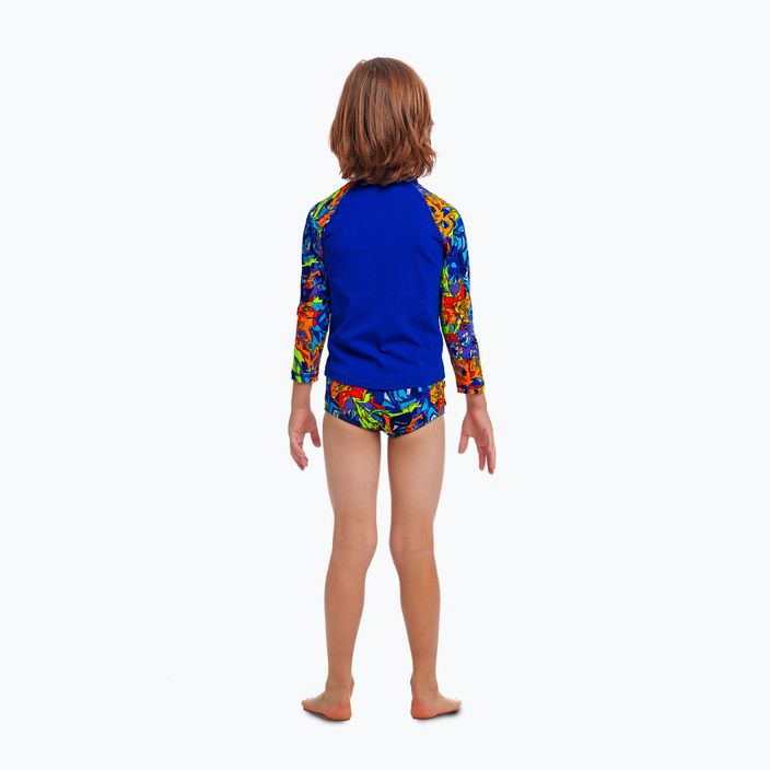 Longsleeve do pływania dziecięcy Funky Trunks Zippy Rash Vest mixed mess 3