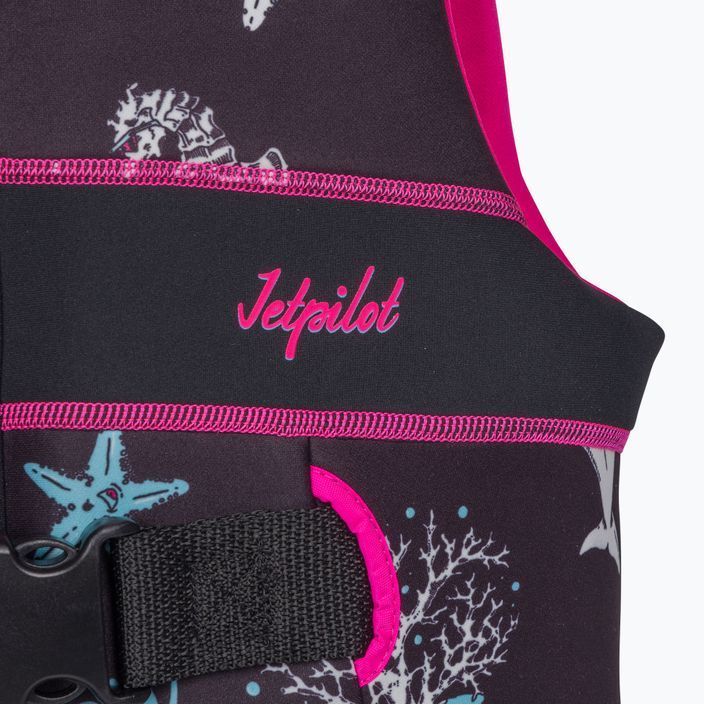 Kamizelka asekuracyjna dziecięca Jetpilot Cause Teen Neo Vest black/pink 2