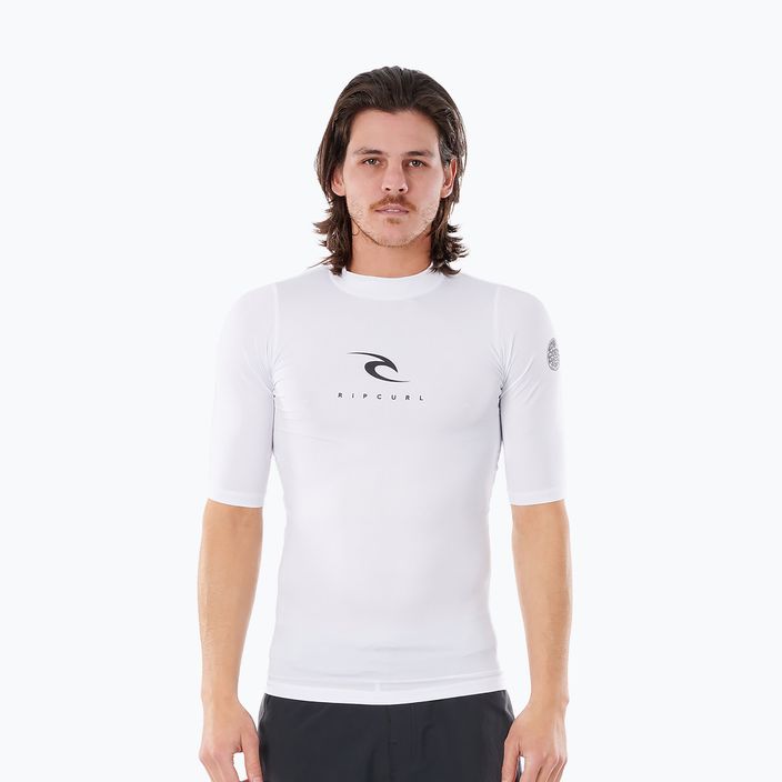 Koszulka do pływania męska Rip Curl Corps SSL UV white