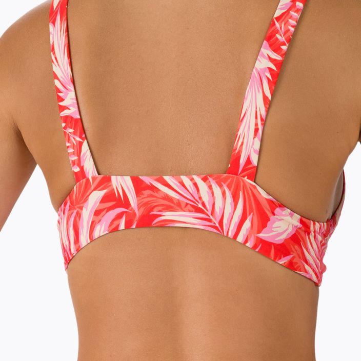 Góra od stroju kąpielowego Rip Curl Sun Rays Floral Halter Bikini red 5