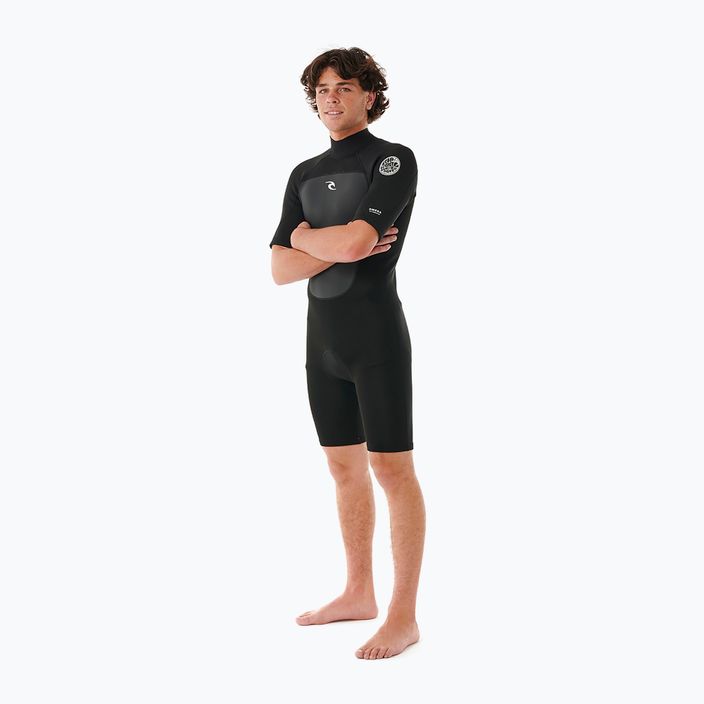 Pianka do pływania męska Rip Curl Omega 2 mm Back Zip Springsuit black 2