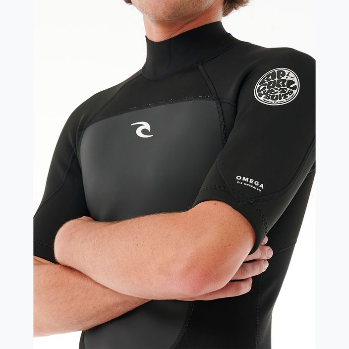 Pianka do pływania męska Rip Curl Omega 2 mm Back Zip Springsuit black 5