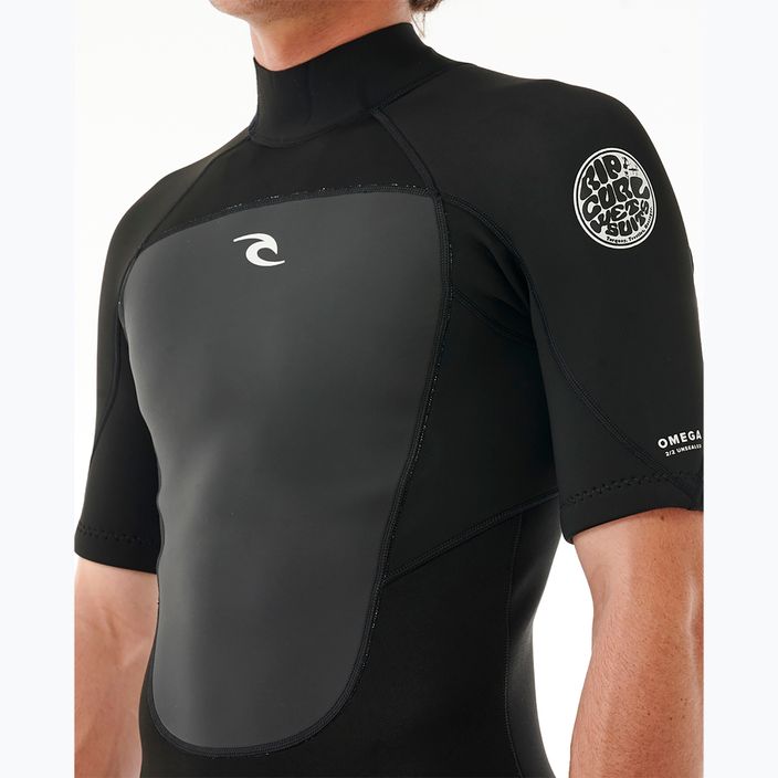 Pianka do pływania męska Rip Curl Omega 2 mm Back Zip Springsuit black 6