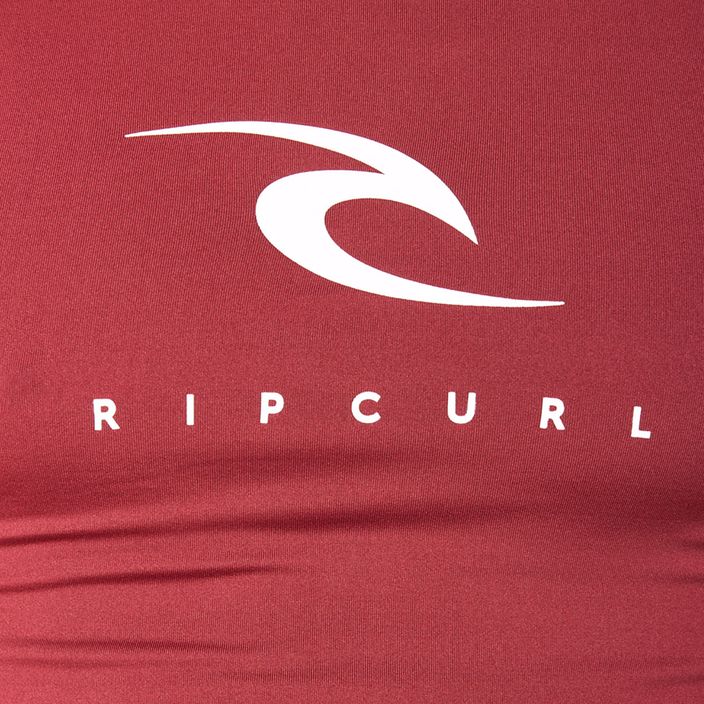 Koszulka do pływania męska Rip Curl Corps maroon 6