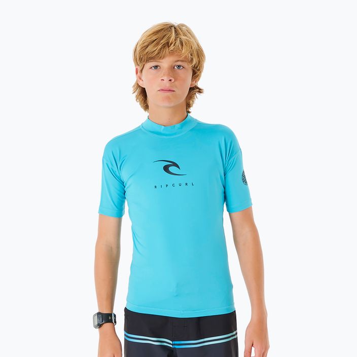 Koszulka do pływania dziecięca Rip Curl Corps Rash Vest blue