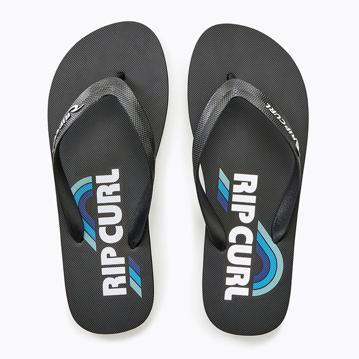 Japonki męskie Rip Curl Surf Revival Logo Open Toe black/grey/blue 11