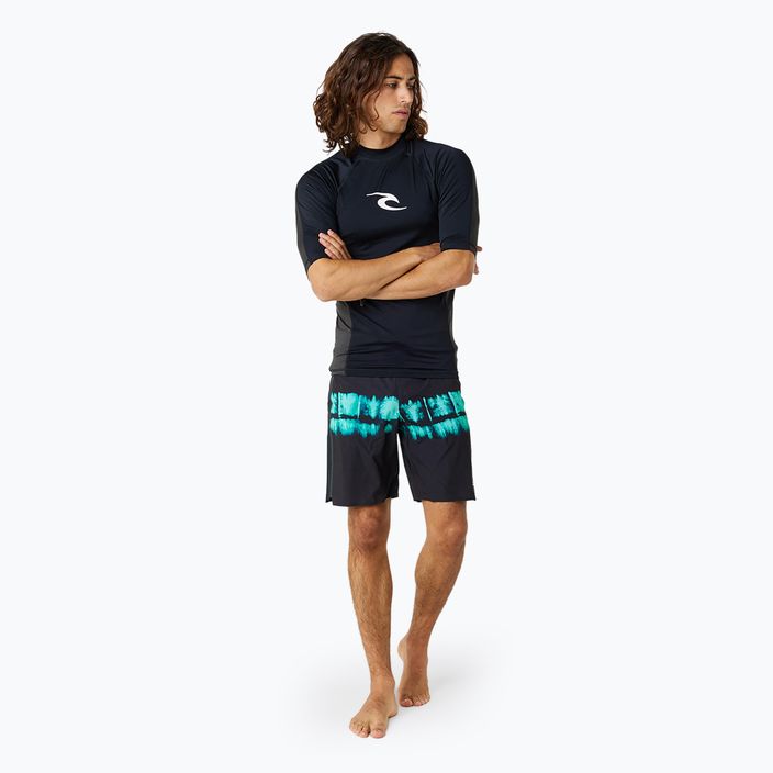 Koszulka do pływania męska Rip Curl Waves Upf Perf S/S black 2