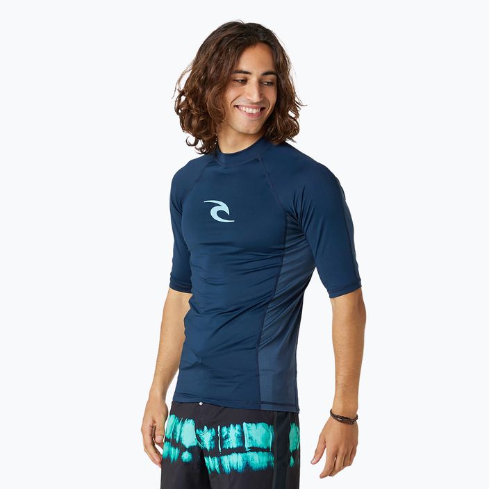 Koszulka do pływania męska Rip Curl Waves Upf Perf S/S dark navy 3