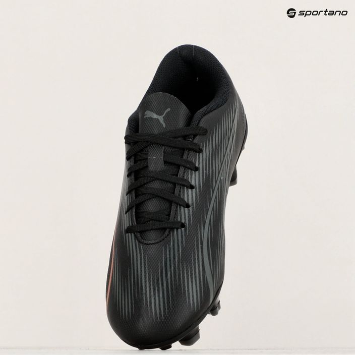 Buty piłkarskie dziecięce PUMA Ultra Play FG/AG Jr puma black/copper rose 16