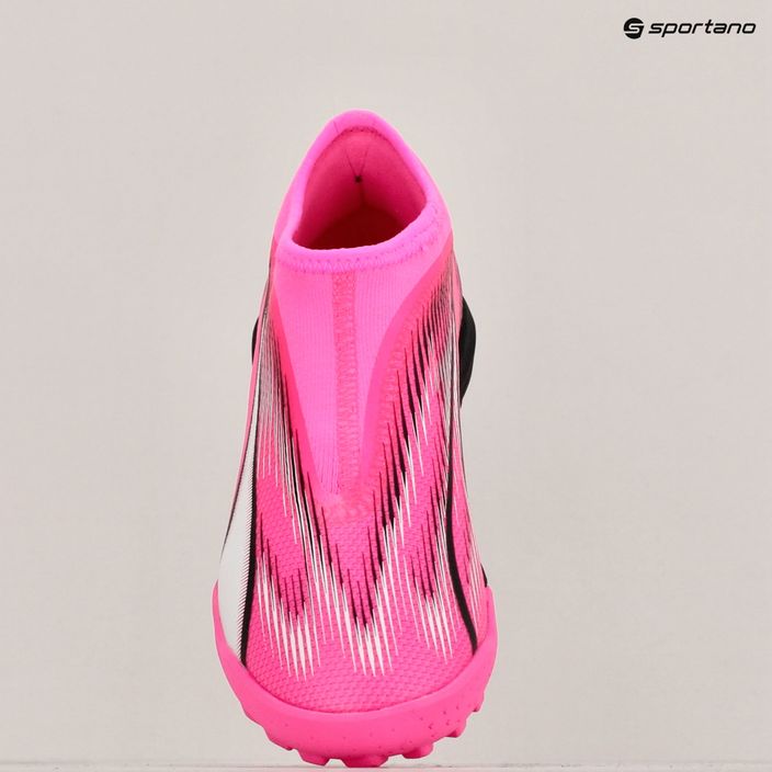 Buty piłkarskie dziecięce PUMA Ultra Match LL TT + Mid Jr poison pink/puma white/puma black 15